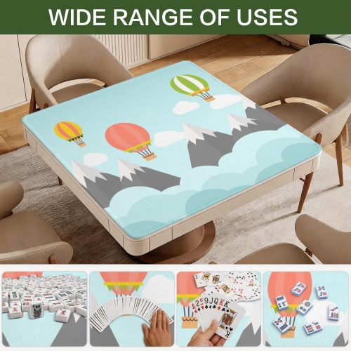 Mahjong Table Mat 33" x 33"  | Ships from USA