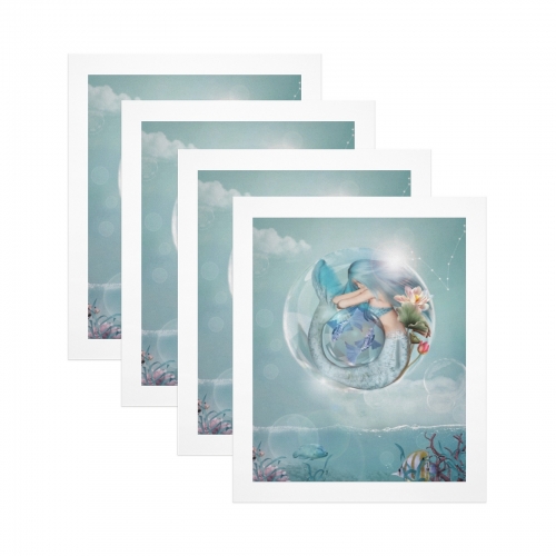 Art Print 8" x 10" ( Set of 4 ) | Ships from USA