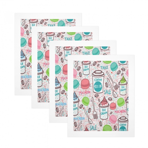 Art Print 11" x 14" ( Set of 4 ) | Ships from USA