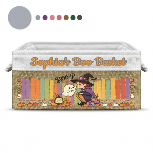 Custom Beige Storage Basket ( Large )