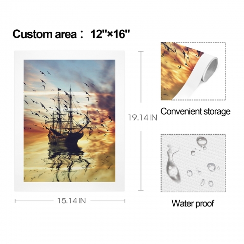 Art Print 12" x 16" ( Set of 3 ) | Ships from USA