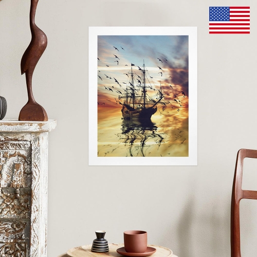 Art Print 12" x 16" ( Set of 3 ) | Ships from USA