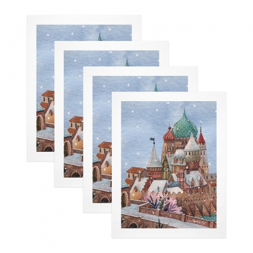 Art Print 12" x 16" ( Set of 4 ) | Ships from USA