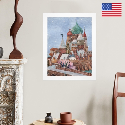 Art Print 12" x 16" ( Set of 4 ) | Ships from USA