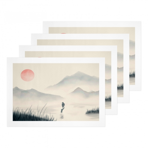 Art Print 16" x 12" ( Set of 4 ) | Ships from USA