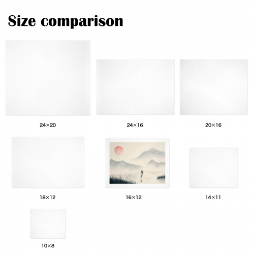 Art Print 16" x 12" ( Set of 4 ) | Ships from USA