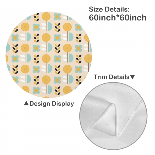 Round Tablecloth 60" x 60"
