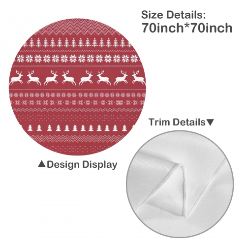 Round Tablecloth 70" x 70"