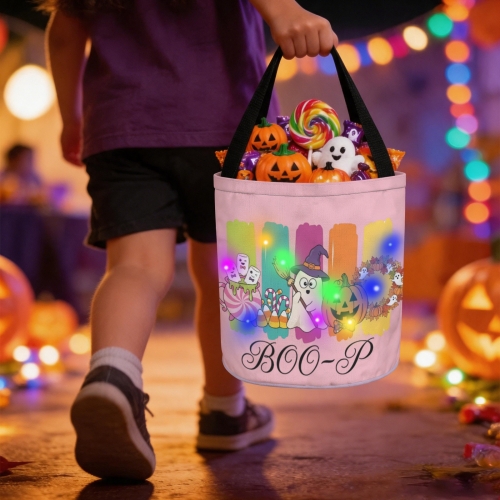 Halloween Multi-Color LED Light-Up Candy Bag