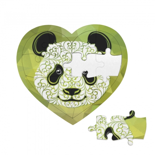 Heart-Shaped Paperboard Jigsaw Puzzle  ( USA Fulfillment - Chicago )