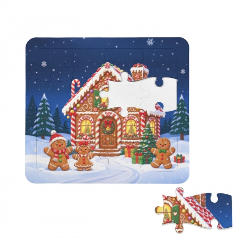 16-Piece Horizontal Paperboard Jigsaw Puzzle ( USA Fulfillment - Chicago )