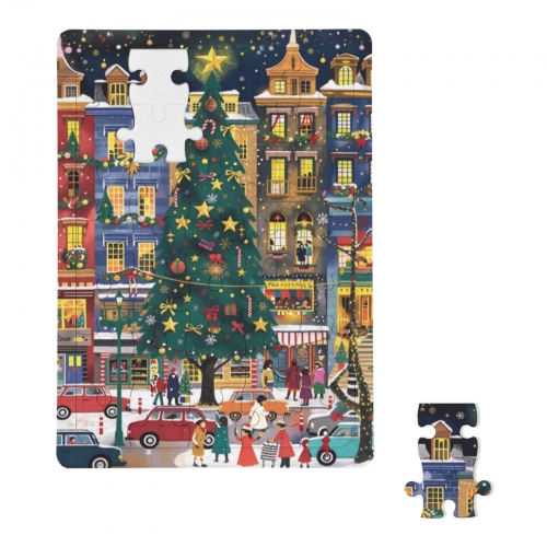 35-Piece Vertical Paperboard Jigsaw Puzzle ( USA Fulfillment - Chicago)
