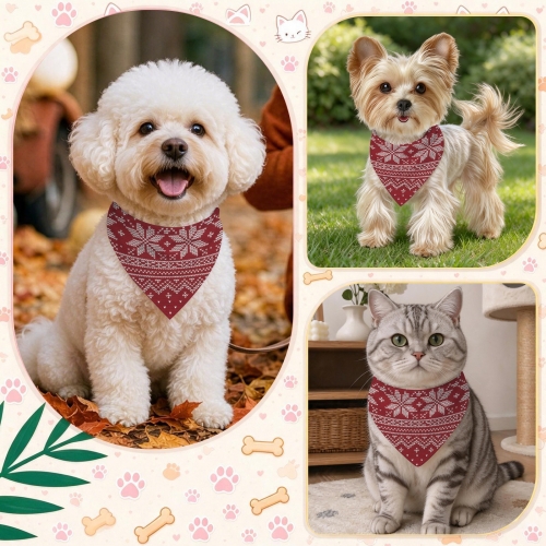Pet Bandana - 55 x 35cm ( USA Fulfillment - Queens )