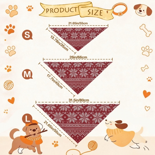 Pet Bandana - 55 x 35cm ( USA Fulfillment - Queens )