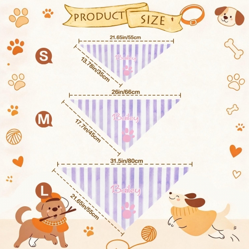 Pet Bandana - 66 x 45cm ( USA Fulfillment - Queens )