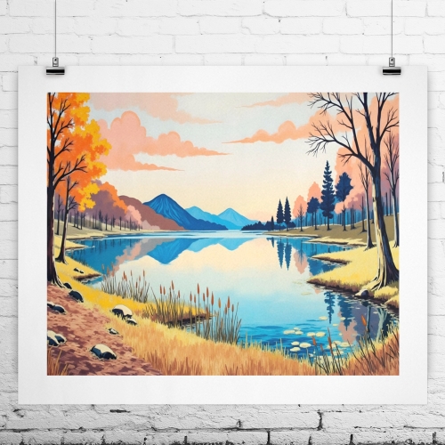 Art Print 20" x 16" Set of 4 ( US Fulfillment - Chicago )
