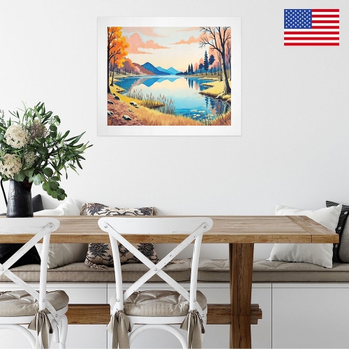 Art Print 20" x 16" Set of 4 ( US Fulfillment - Chicago )