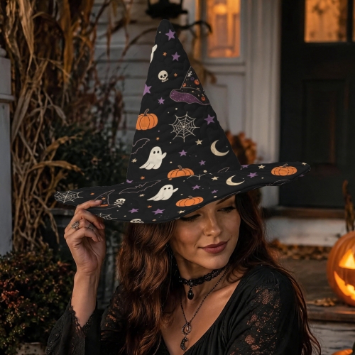 Halloween Quilted Witch Hat