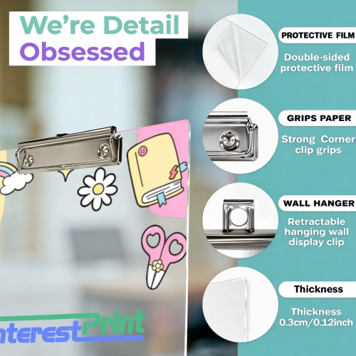 Custom Acrylic Clipboard