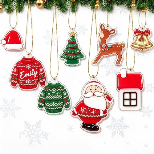 Custom Shaped Acrylic Ornament 15cm