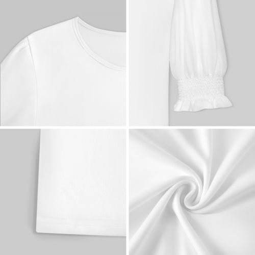 Women's Smocked Cuff Shirt