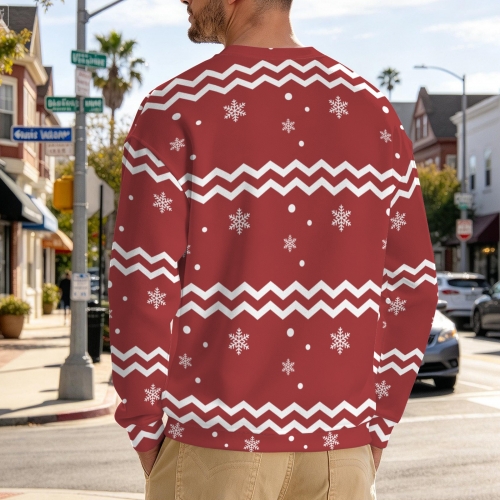 Men's All Over Print Sweater ( Model H75 ) ( US Fulfillment - Queens )