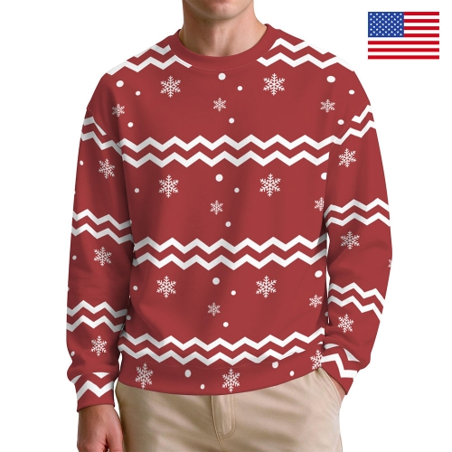 Men's All Over Print Sweater ( Model H75 ) ( US Fulfillment - Queens )