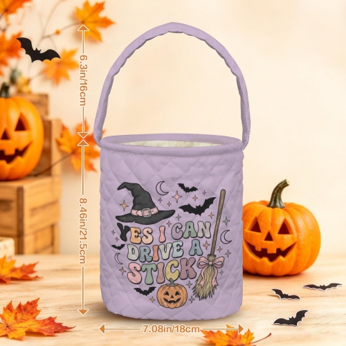 Personalized Quilted Storage Bucket