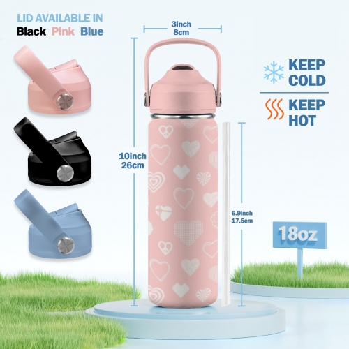 18oz Insulated Water Bottle