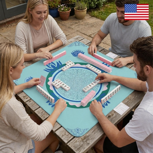 Mahjong Mat 33" x 33" ( Rolled ) ( US Fulfillment – Long Island )
