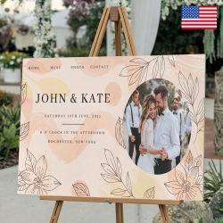 Yard Sign 24" x 18" ( Stand Not Included & Two-Sided Same Print ) (US Fulfillment - California )