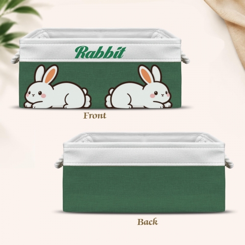 Custom Green Storage Basket ( Small )