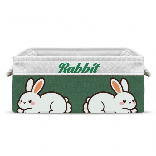 Custom Green Storage Basket ( Small )