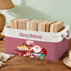 Custom Pink Storage Basket ( Large )