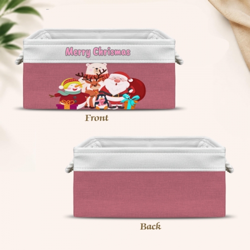 Custom Pink Storage Basket ( Large )