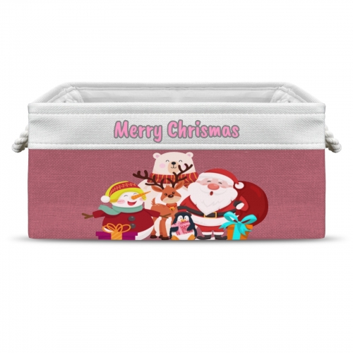 Custom Pink Storage Basket ( Large )