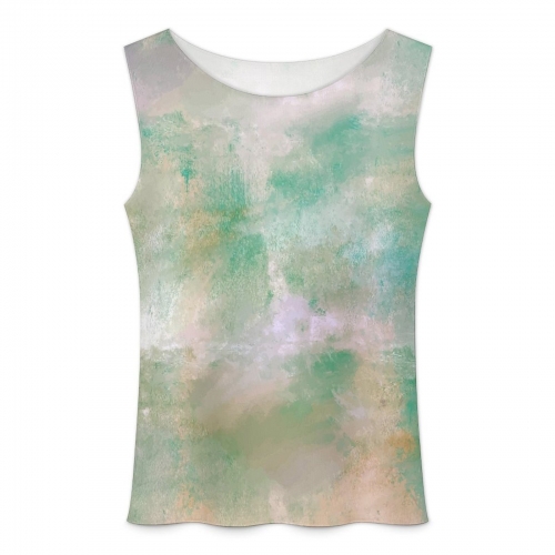 Women's Sleeveless Sheer Mesh Top