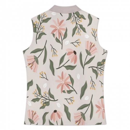 Women's Sleeveless Collared Top