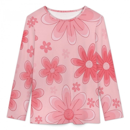 Women's All Over Print Long Sleeve Top