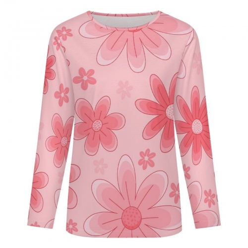 Women's All Over Print Long Sleeve Top