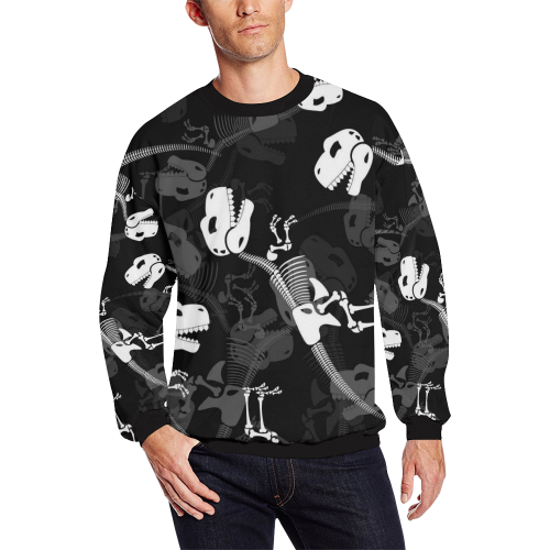 Plus-size Men's All Over Print Sweatshirt (Model H18)