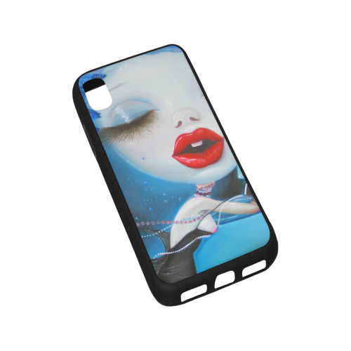 Rubber Case for iPhone X (with Hard Plastic Back)