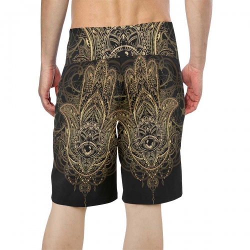 Men's All Over Print Beach Shorts (Model L16)