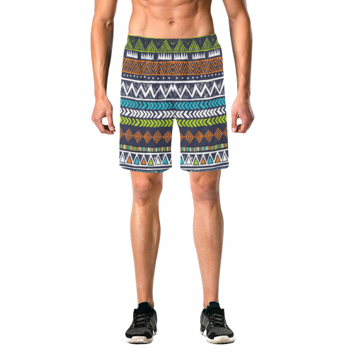 Men's All Over Print Elastic Beach Shorts (Model L20)