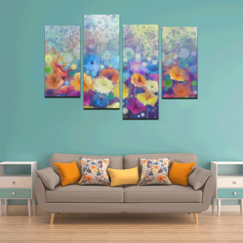 Print On Demand Canvas Art Prints Set Y (4 Pieces ) (Made In USA ...