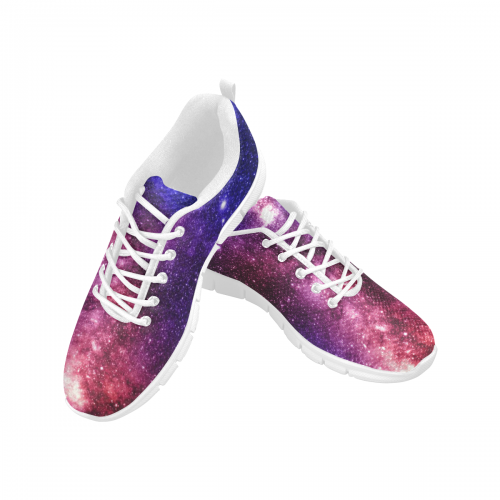 Women's Breathable Sneakers (Large Size) (Model 055) (Two Shoes With Different Printing)