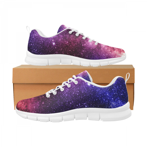 Women's Breathable Sneakers (Large Size) (Model 055) (Two Shoes With Different Printing)