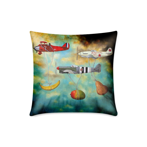 Throw Pillow Cover 18"x 18" (Twin Sides)