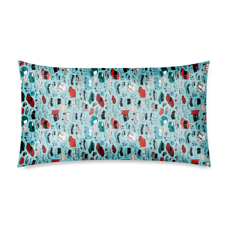 Custom Printing Rectangle Pillow Case 20"x36" Print on Demand