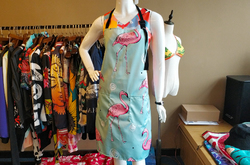 All Over Print Adjustable Apron with Pocket for Women